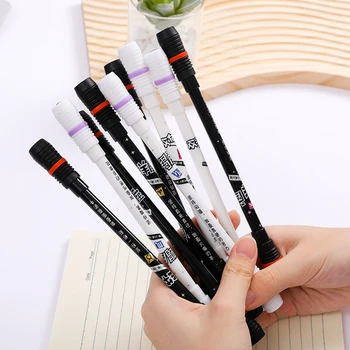 1Pcs kreatív gél toll fonás csúszásmentes bevonatú fonótoll csúszásgátló véletlenszerű gördülő toll irodai írószer gyerekjáték
