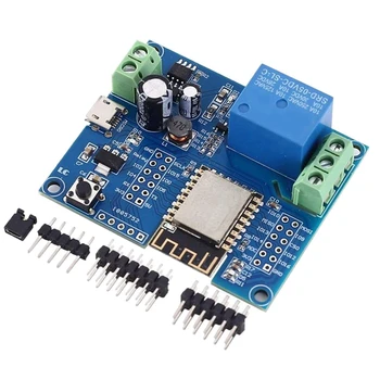 5X WIFI relé vezérlő modul, DC 5V 8V-80V ESP8266 ESP-12F vezeték nélküli vezérlő modul IOT Smart Home APP alkalmazáshoz