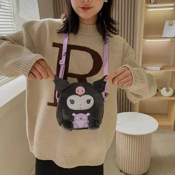 Sanrio Crossbody táska Kuromi rajzfilm Pom Pom Purin táska friss lány szív aranyos női táska pénztárca kézitáska designer táska Mini