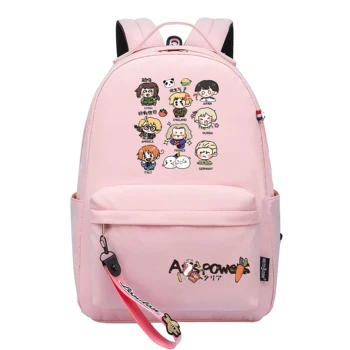 Hetalia Axis Powers rajzfilm hátizsák lányok iskolatáskák Anime könyvtáskák Kawaii fiúk utazási táska Aranyos Daypack alkalmi hátizsák