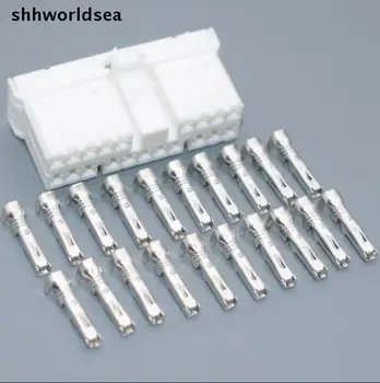 shhworldsea 5/30/100készletek 1,8 mm-es 20 tűs elektromos automatikus műanyag kábelköteg csatlakozó csapokkal 174952-1/174952