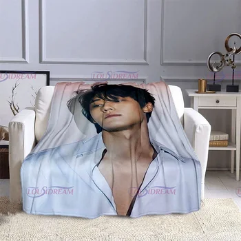 Kdrama színész Lee Do Hyun takaró gyapjú takaró Kdrama takaró ajándék rajongóknak Koreai dráma flanel takaró
