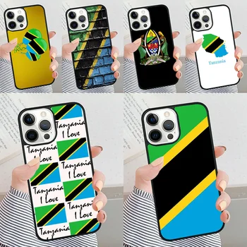 Tanzánia Telefontok jelölés iPhone 11 12 13 14 15 Pro Max hátlaphoz Apple XS Max XR 7 8 Plus SE2020 coque Fundas-hoz