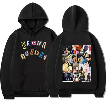 Brent Faiyaz kapucnis pulóver Grunge Anime Grafika Nyomtatás Pulóver Túlméretezett ruházat Hip Hop Streetwear Gyapjú Keep Warm kapucnis pulóverek Uniszex
