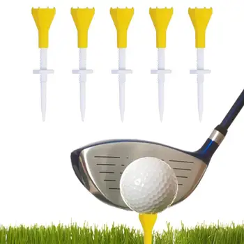  Golf gyakorló pólók 5db állítható golflabda csapok állítható magasságú golf gyakorló tartozék a pályához és a vezetési tartományhoz