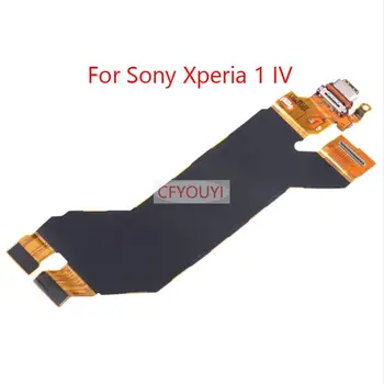 Eredeti Sony Xperia 1 IV XQ-CT72 / Xperia 5 III készülékhez USB töltő port Board dokkoló csatlakozó Flex kábel