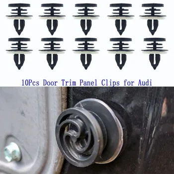 Belső ajtókeret panel kapcsok tömítővel Audi A4 B6 B7 S4 RS4 ajtópanel rögzítőhöz Fekete nylon klip
