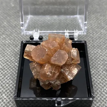 Természetes aragonit kvarc, cristal spero pedra klaszter, nefeline espaço cura pedras naturais e minerais doboz mérete 35*35*35mm