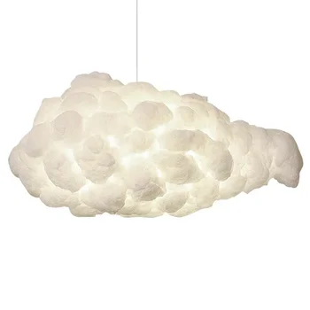 Felhő mennyezeti lámpa Kreatív művészet Cotton Cloud gyerekszoba hálószoba dekoratív személyiség Felhő lámpák