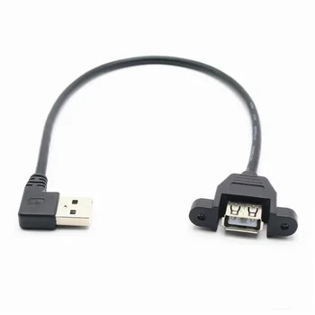 Fekete, teljesen réz USB anya a nyomtatóhoz négyzet alakú port apa és anya közötti kábelezés fülhöz rögzített nyomtatóhosszabbító kábellel