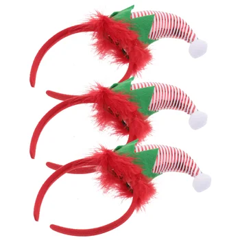 Karácsonyi fejpánt manó kalap fejpánt Lovely Elf Tophat haj finom fejpánt karácsonyi hajkarika karácsonyi hajkiegészítők