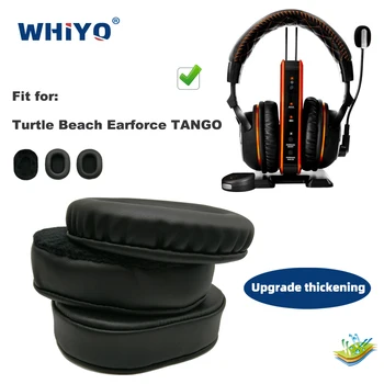 Csere fülpárnák a Turtle Beach Earforce számára TANGO headset alkatrészek bőr párna bársony fülvédő fülhallgató tok tok
