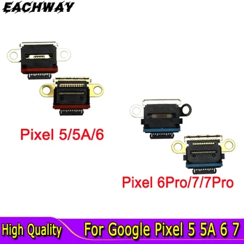1PC Google Pixel 5 5a 6 6Pro esetén USB töltőport csatlakozó Töltő dugó dokkoló csere alkatrész Pixel 7 7 Pro töltőporthoz