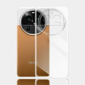  Oppo Find X6 Pro Case ultravékony szilikon puha TPU átlátszó háttámlák fedél az Oppo Find X6 Coque számára az OPPO-hoz Keresse meg az X6 Pro Fundas-t