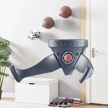 univerzális falra szerelhető sportlabda tartó Rack karom design Kosárlabda tároló támogatás Futball Fiú szoba dekoráció Fekete