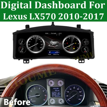 Autó műszerfal műszerfal kijelző képernyő Lexus LX-570 2010-2017 LCD sebességmérő LINUX műszeregység
