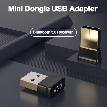 USB Bluetooth-compatilbe 5.0 hardverkulcs adapter PC hangszóróhoz Vezeték nélküli egér billentyűzet Zenei audio vevő