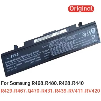 100% eredeti 4400mAh Samsung AA-PB9NC6B R428 R440 R429 R467 Q470 R431 R439 RV411 RV420 R468 R480 laptop akkumulátor