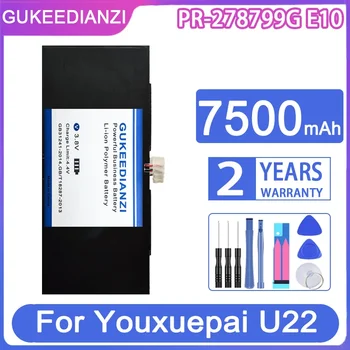 GUKEEDIANZI csere akkumulátor PR-278799G E10 7500mAh Youxuepai U22 laptop akkumulátorokhoz