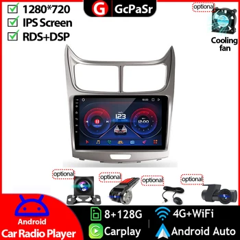 Autórádió videó multimédia lejátszó Chevrolet Sail 2009 - 2013 Android 12 navigáció GPS Autouradio érintőképernyő Carplay IPS