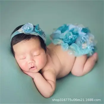 Csecsemő fotófej virág takaró Újszülött telihold 100 napos fotózás kellékek Gyermekfotózás kizárólag új