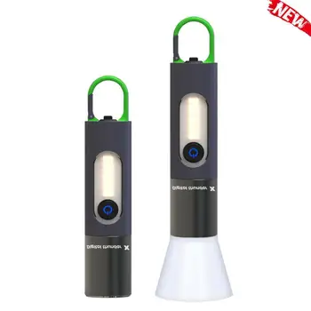 Mini LED zseblámpa Újratölthető lámpa Fehér lézer zseblámpa Multifunkciós kúszóhorog Camping Light taktikai zseblámpa