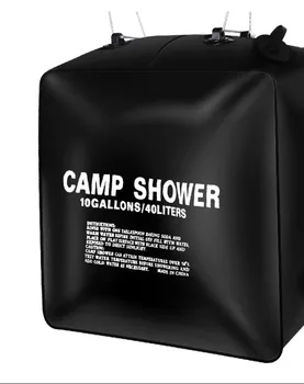 Kempingfelszerelés Fürdőtáska Piknik víztároló táska Kültéri kemping összecsukható vizes táska Zuhanytáska Kemping zuhany