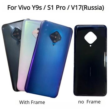 Vivo Y9s S1 Pro V17 (Oroszország) akkumulátorfedél + középső keret hátsó ajtóház, hátsó tok cserealkatrészek, új