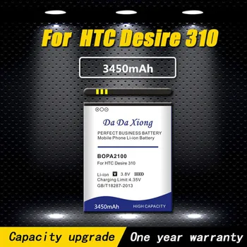 Kiváló minőségű 3450mAh BOPA2100 akkumulátor HTC Desire 310 310W telefonhoz