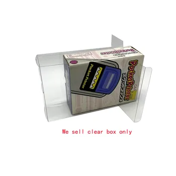 ZUIDID Átlátszó átlátszó PET burkolat Gameboy GB GBC zsebnyomtató tároló vitrin dobozhoz