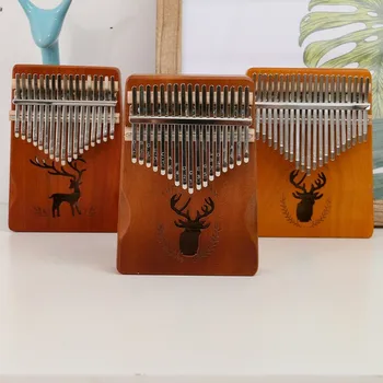 Kalimba hüvelykujj zongora 21 billentyű hordozható ujjzongora mahagóni fa ujj zongora kombinációk hordozható Mbira ujj zongora kalimba