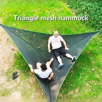 Többszemélyes függőágy 3 pontos kialakítású háromszög függőágy sátor felfüggesztő készlet utazáshoz háztáji szabadtéri kerti kemping
