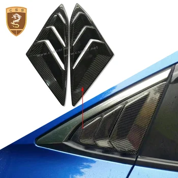 szénszálas hátsó oldalsó ablak dekoratív légkimenet a Honda új Civic 10. generációjához 2016 kiváló minőségű