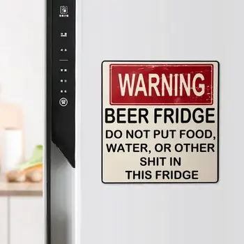 Egyedi sörimádó kiegészítő vintage sör témájú hűtőszekrény mágnes otthoni konyha Bár dekorációk vicces matrica jel Retro