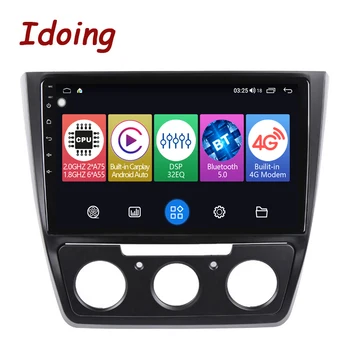 Idoing autó sztereó rádió multimédia Android videó lejátszó navigáció GPS a Skoda Yeti 5L 2009-2014 10.2