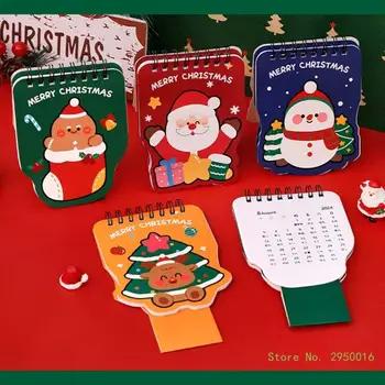 2024 Karácsonyi naptári hónap Hivatkozások 08/2023-tól 12/2024-ig, Mini asztali naptártervező irodai iskolai íróasztalhoz