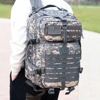 30L vagy 50L Army taktikai hátizsák férfi katonai túratáska Nagy kapacitású kemping kellékek Sport Trekking Hegymászó hátizsákok