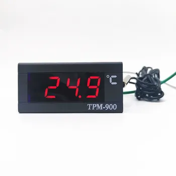  Digitális TPM-900 220V hőmérséklet-szabályozó LED panel mérő érzékelővel ÚJ