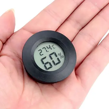 Mini digitális hőmérő Higrométer hőmérséklet páratartalom beltéri LCD kijelző Otthoni érzékelő Számítógép szoba Konyha Otthoni kellékek