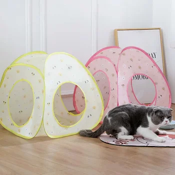 Összecsukható macska sátor fészek meleg macskák kiskutya hálószoba szőnyeg beltéri kis kutyák macskaház vastag párnával ajtólap otthoni dekoráció