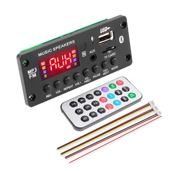 AIYIMA Audio Board Bluetooth 5.0 dekóder kártya MP3 dekóder modul Car Audio Board színes képernyő kijelző barkácsoláshoz