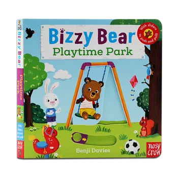 Milu Bizzy Bear Playtime Park Game Book Kisgyermekeknek szóló könyvekgyerekkönyvek Eredeti angol