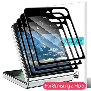 Teljes képernyős védőfóliák Samsung Galaxy Z Flip 5 5G átlátszó karcálló elülső képernyővédő fólia Samsung Z Flip5 készülékhez