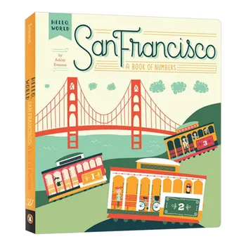 Hello World San Francisco, Baby Children's books aged 1 2 3, angol képeskönyv, 9780448489148