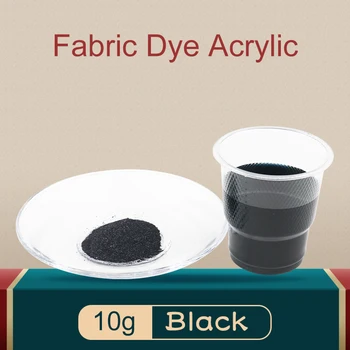 10g fekete színes szövetfesték akril festékpor ruházathoz textilfestés ruházat felújítási festékek