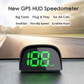 2023 Új GPS Y05 Head Up kijelző minden autóhoz Digitális sebességmérő HUD Plug and Play Big Font autóelektronikai kiegészítők Sebesség