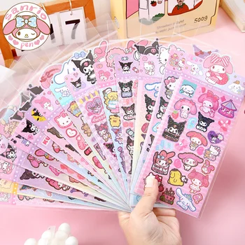 30/50db rajzfilm Sanrio matrica Aranyos Hello Kitty Kuromi Melody mobiltelefon vízálló matrica matrica diák játékok