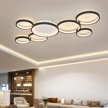 Nordic tömör stílus Modern LED mennyezeti lámpák a nappalihoz Hálószoba Tanulószoba LED lámpák a szoba LED-es mennyezeti lámpatesteihez
