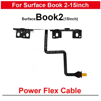 Javító alkatrészek a Microsoft Surface Book 2 könyvhöz2 15 hüvelykes be- és kikapcsolás hangerő gomb Hajlított kábel csere