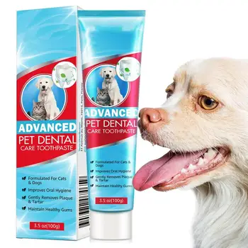 Kutya fogkrém menta fogtisztító kisállat kellékek Advanced 3.5oz Professional Doggy Breath Refreshener fogkrém szájápoláshoz